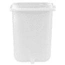 Server 3 1/2 qt Condiment Dispenser Jar, Polypropylene, White (82557) thumbnail 2