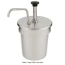 Server Condiment Syrup Pump w/ 1 oz/Stroke Capacity, Stainless (83200) thumbnail 3