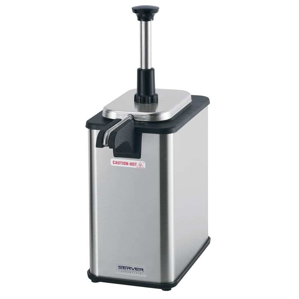 Server Pump Style Condiment Dispenser w/ (1) Pump, (1) oz Stroke, Stainless (85790)
