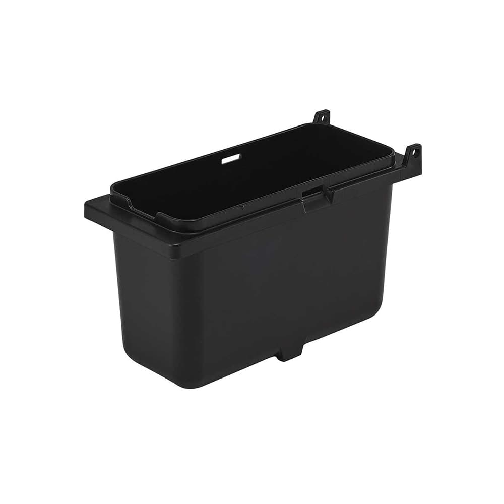 Server 1/12 Size Plastic Jar for Server Mini Rails, Lid Not Included, 3 1/2" D, Black (87925)