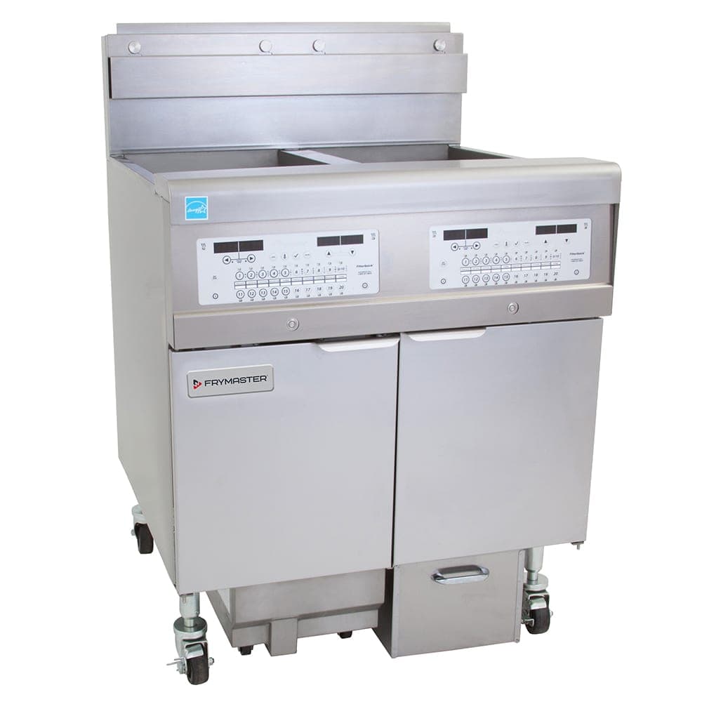Frymaster 2FQG30U Gas Fryer - (2) 30 lb Vats, Floor Model, Liquid Propane