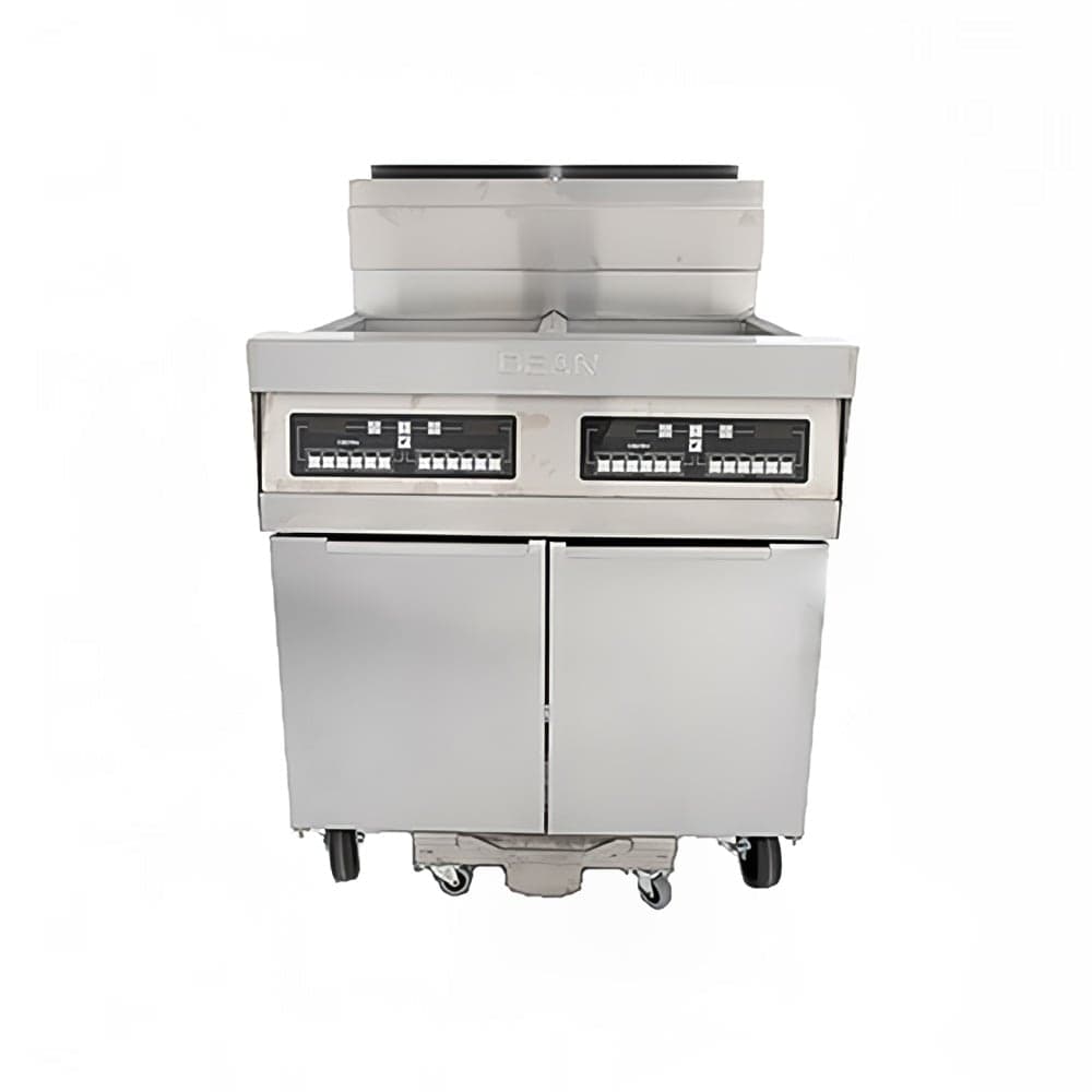Dean 3FPRG50T Gas Fryer - (3) 50 lb Vats, Floor Model, Natural Gas