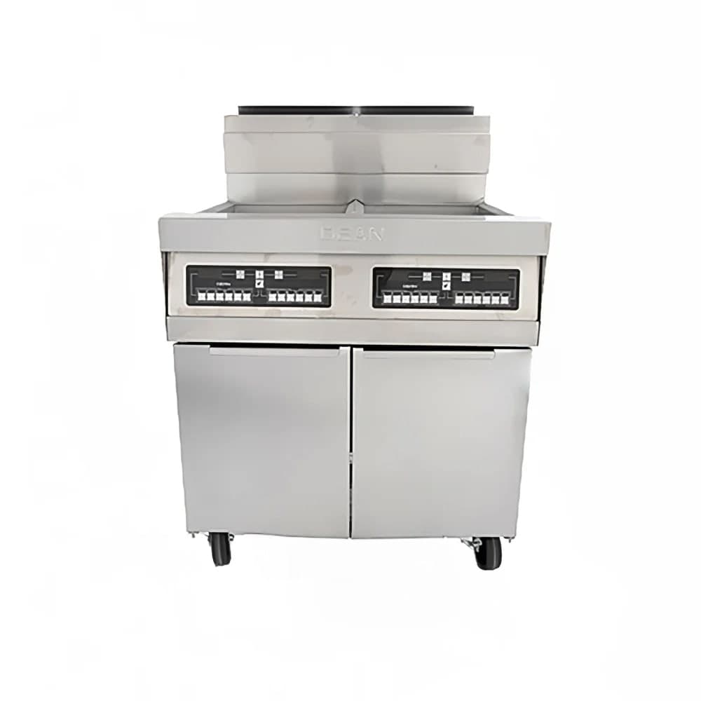 Dean 3PRG50T Gas Fryer - (3) 50 lb Vats, Floor Model, Liquid Propane