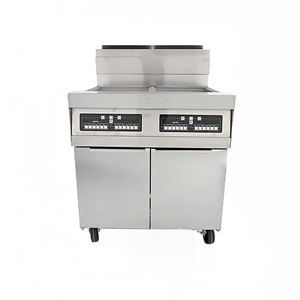 Dean 4PRG50T Gas Fryer - (4) 50 lb Vats, Floor Model, Liquid Propane