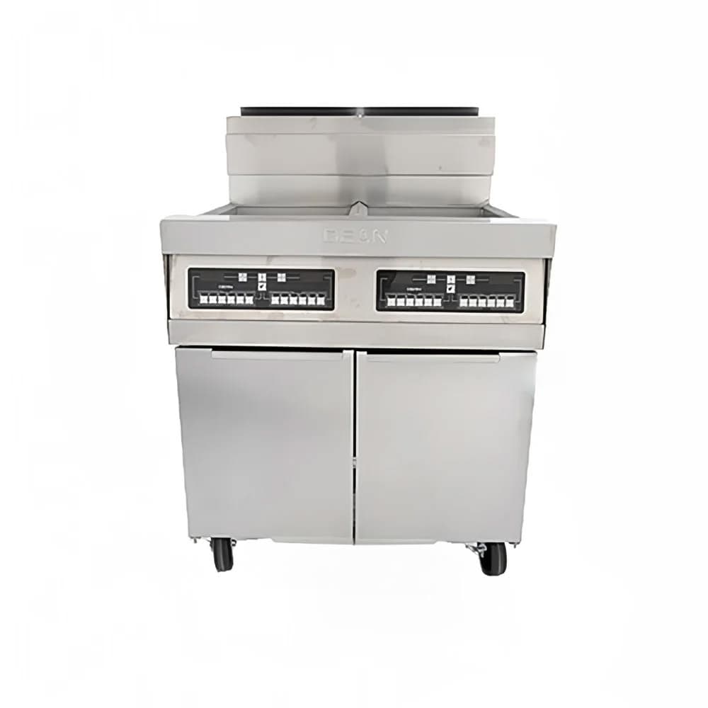 Dean 4PRG50T Gas Fryer - (4) 50 lb Vats, Floor Model, Natural Gas