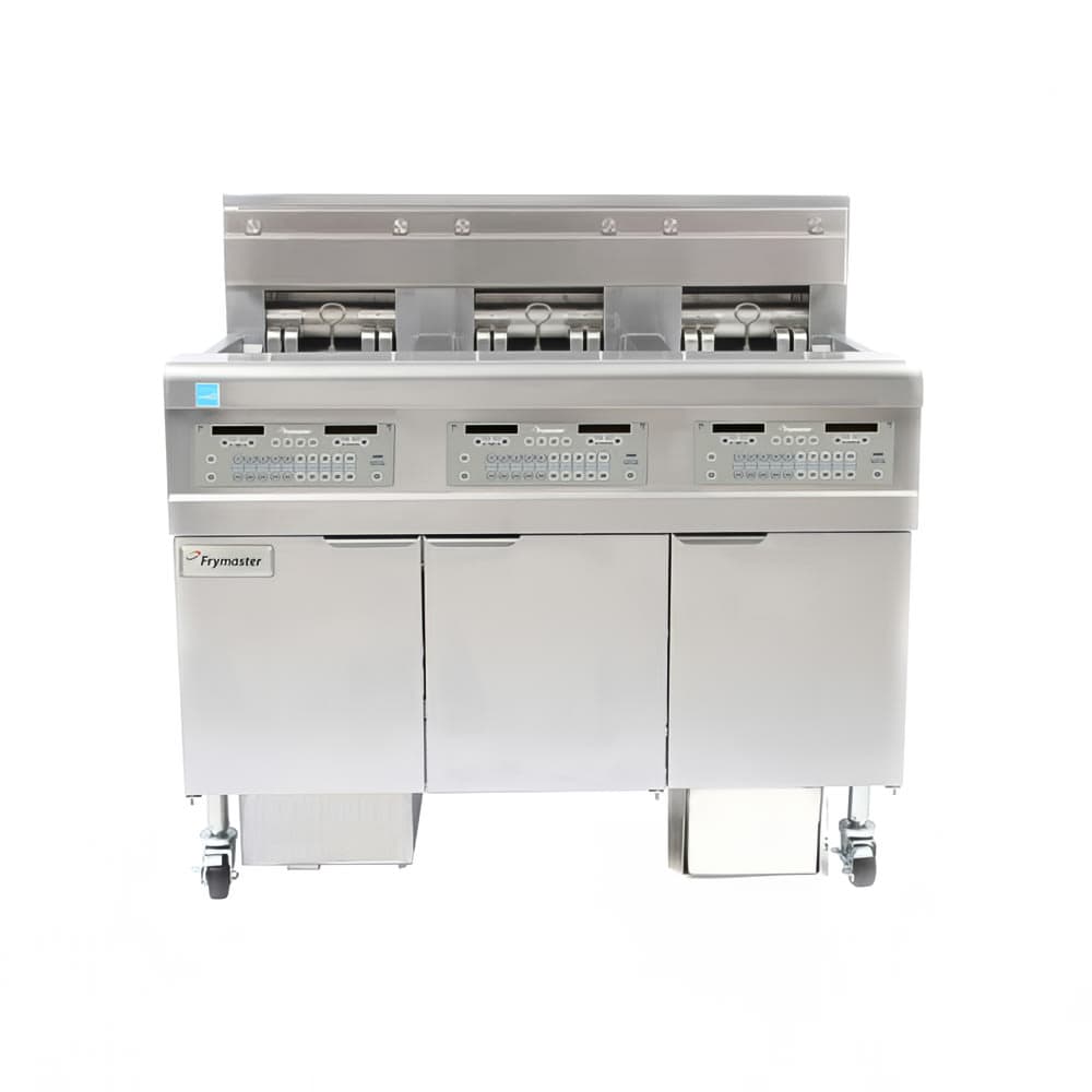 Frymaster FPEL314CA Electric Fryer - (3) 30 lb Vats, Floor Model, 240v/3ph