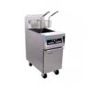 Frymaster FPH155 Gas Fryer - (1) 50 lb Vat, Floor Model, Natural Gas thumbnail 2