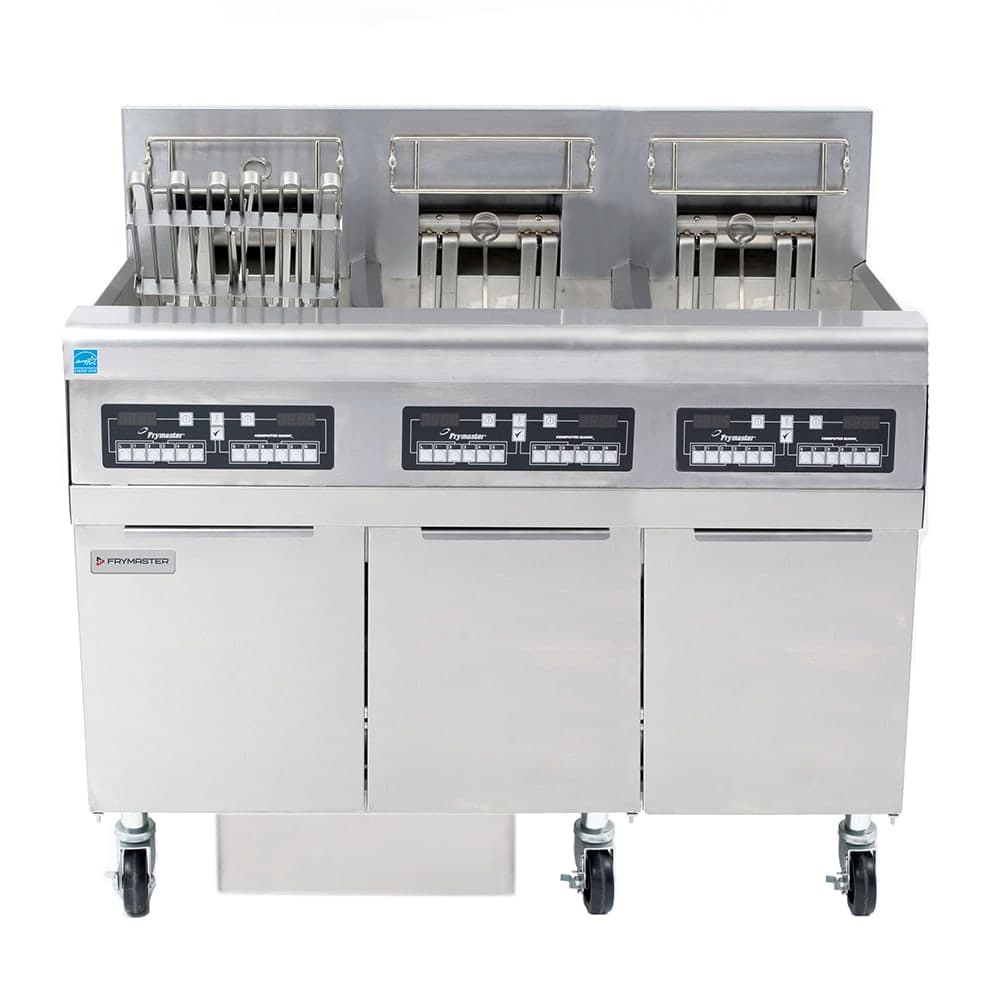 Frymaster FPRE317TC Electric Fryer - (3) 50 lb Vats, Floor Model, 240v/3ph