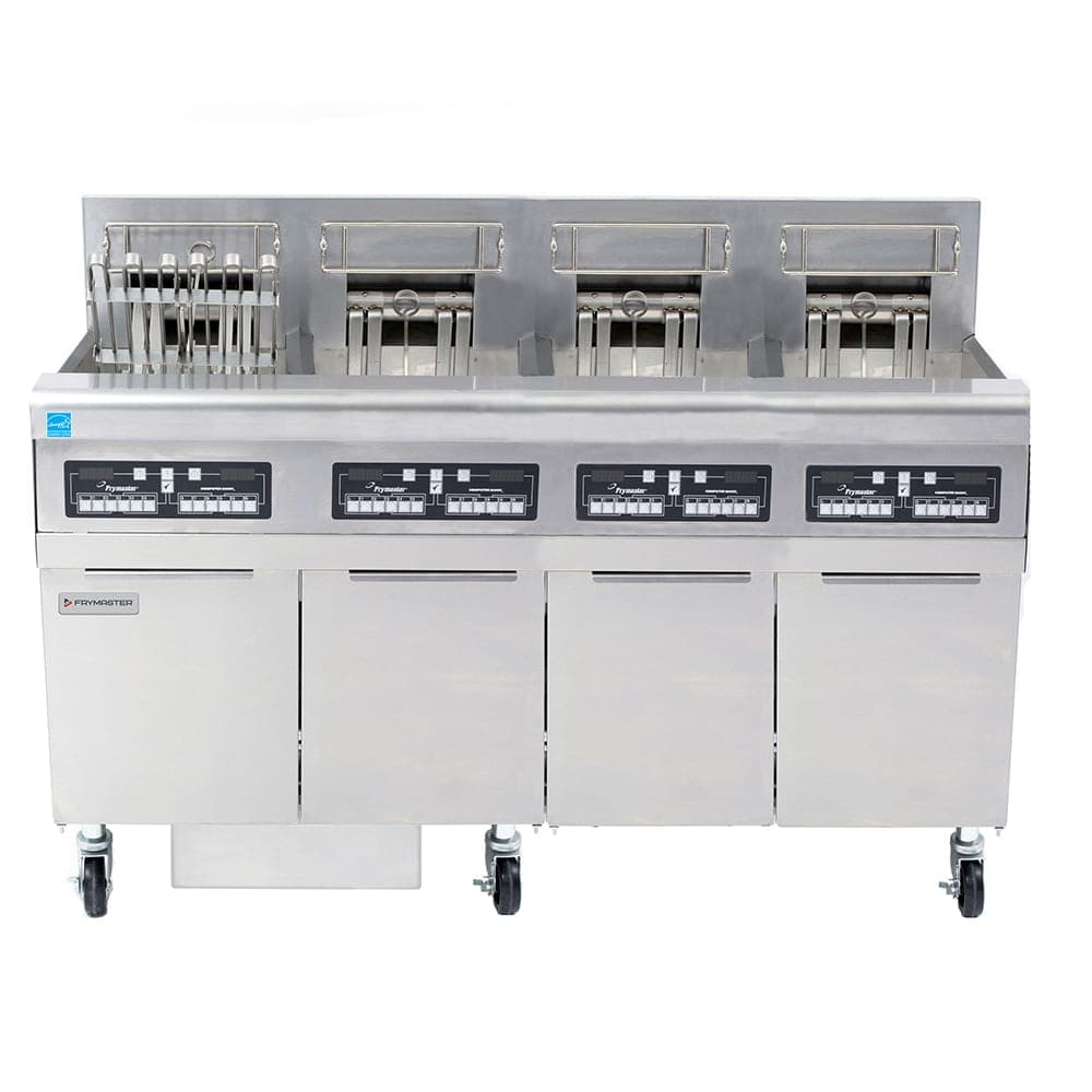 Frymaster FPRE414TC Electric Fryer - (4) 50 lb Vats, Floor Model, 240v/1ph