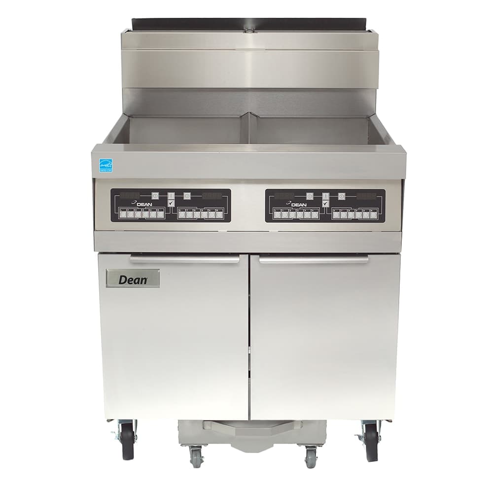 Dean SCFD260G Gas Fryer - (2) 75 lb Vats, Floor Model, Liquid Propane