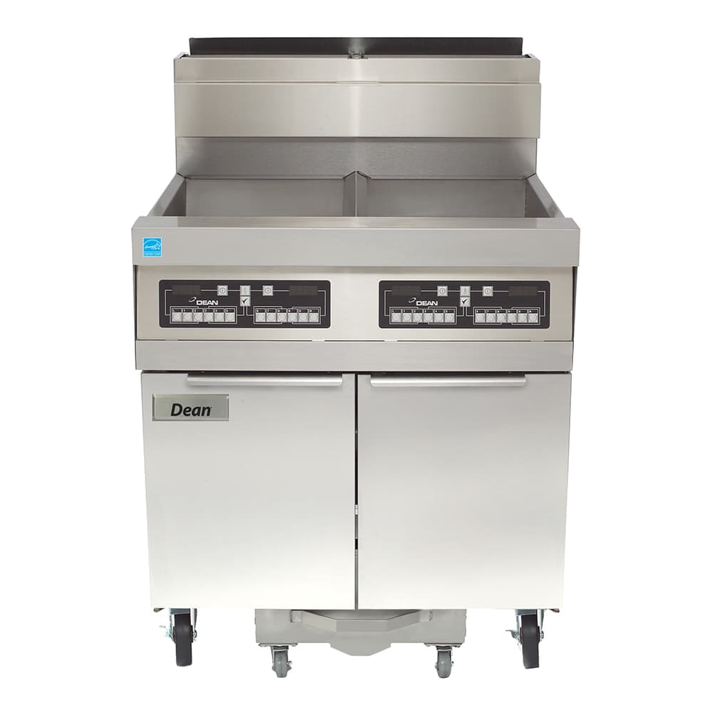 Dean SCFD360G Gas Fryer - (3) 75 lb Vats, Floor Model, Liquid Propane
