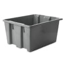 Rubbermaid FG173100GRAY Palletote® Bus Box - 23 1/2" x 19 1/2" x 10", Gray thumbnail 3