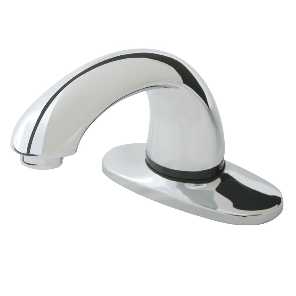Rubbermaid 1782744 Deck Mount AutoFaucet - 8" Centers, Touch Free, Polished Chrome