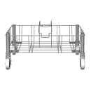 Rubbermaid 1956191 Square Metal Trash Can Dolly w/ Flat Center & 200 lb Capacity thumbnail 2