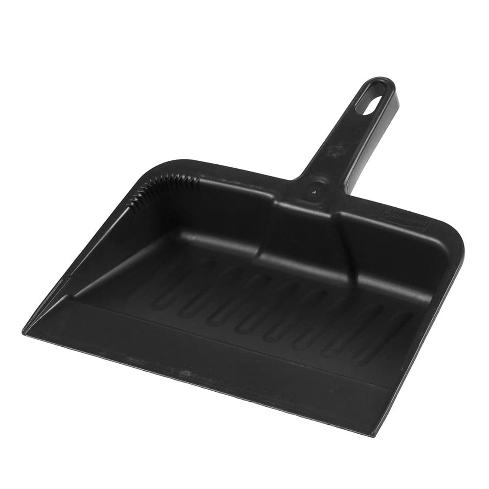 Rubbermaid FG200500CHAR 8 1/4" Dust Pan - Plastic, Charcoal