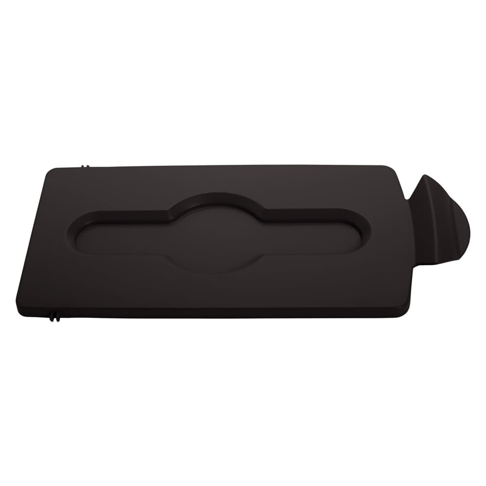 Rubbermaid 2007900 Hinged Lid Insert for 23 gal Slim Jim® Recycling Containers - 16 1/2" x 8", Brown