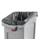 Rubbermaid 2026721 23 gal Rectangular Slim Jim® Trash Can - 22"L x 15 4/5"W x 30"H, Gray thumbnail 8