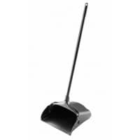 Rubbermaid FG253200BLA Lobby Pro Upright Dust Pan with Cover - Black thumbnail 4