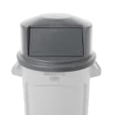 Rubbermaid FG263788GRAY Round Dome Trash Can Lid - Plastic, Gray thumbnail 4