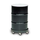 Rubbermaid FG265000BLA Round Plastic Trash Can Dolly w/ Flat Center & 500 lb Capacity thumbnail 2