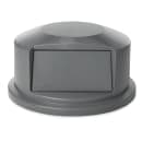 Rubbermaid FG265788GRAY Round Dome Trash Can Lid - Plastic, Gray thumbnail 2