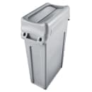 Rubbermaid FG267360GRAY Rectangle Swing Top Trash Can Lid - Plastic, Gray thumbnail 5