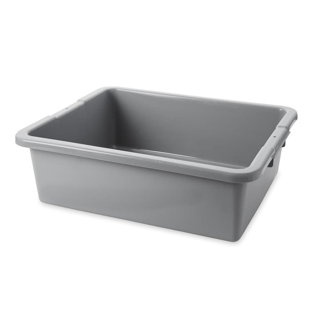 Rubbermaid FG335100GRAY Bus Box - 21 1/2" x 17" x 7", Gray