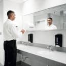 Rubbermaid 3486592 Manual Skin Care Dispenser - 1000/1300 ml Wall Mount, Black thumbnail 4