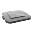Rubbermaid FG352700GRAY Square Flat Trash Can Lid - Plastic, Gray thumbnail 3