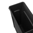 Rubbermaid FG354060BLA 23 gal Rectangle Slim Trash Can, 22"L x 11"W x 30"H, Black thumbnail 6