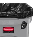 Rubbermaid FG354060GRAY 23 gal Rectangle Slim Trash Can, 22"L x 11"W x 30"H, Gray thumbnail 5