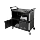 Rubbermaid FG409500BLA Equipment Cart w/ 300 lb Capacity, Black thumbnail 5