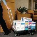 Rubbermaid FG440000BLA 250 lb Platform Truck - 32 1/2"L x 20 1/2"W thumbnail 3