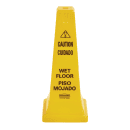 Rubbermaid FG627777YEL Safety Cone - "Caution, Wet Floor" Multi-Lingual, Yellow thumbnail 2