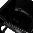 Rubbermaid FG781408BLA 29 3/4" Stackable Plastic High Chair w/ Waist Strap, Black thumbnail 2