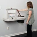 Rubbermaid FG781888LPLAT Horizontal Wall-Mounted Changing Station - Plastic, Platinum thumbnail 5