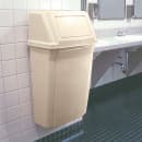 Rubbermaid FG782200BEIG 15 gal Rectangle Slim Trash Can, 19 1/2"L x 11 7/8"W x 32 5/8"H, Beige thumbnail 7
