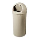 Rubbermaid FG817088BEIG 25 gal Indoor Decorative Trash Can - Plastic, Beige thumbnail 2