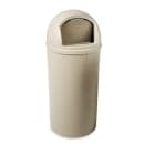 Rubbermaid FG817088BEIG 25 gal Indoor Decorative Trash Can - Plastic, Beige thumbnail 4