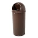 Rubbermaid FG817088BRN 25 gal Indoor Decorative Trash Can - Plastic, Brown thumbnail 2
