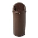 Rubbermaid FG817088BRN 25 gal Indoor Decorative Trash Can - Plastic, Brown thumbnail 3