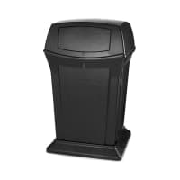 Rubbermaid FG917188BEIG 45 gal Outdoor Decorative Trash Can - Plastic, Beige thumbnail 8