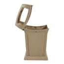 Rubbermaid FG917388BEIG 45 gal Outdoor Decorative Trash Can - Plastic, Beige thumbnail 3