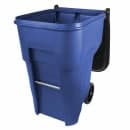 Rubbermaid FG9W2273BLUE 95 gal Utility Wheeled Trash Can - 45 3/5 H x 27 3/10 W x 35 2/5" L, Blue thumbnail 3