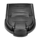 Rubbermaid FG9W7200BLA Rectangle Swing Top Trash Can Lid - Plastic, Black thumbnail 2