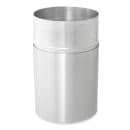 Rubbermaid FGAOT62SAPL 55 gal Indoor Decorative Trash Can - Metal, Satin Aluminum thumbnail 3