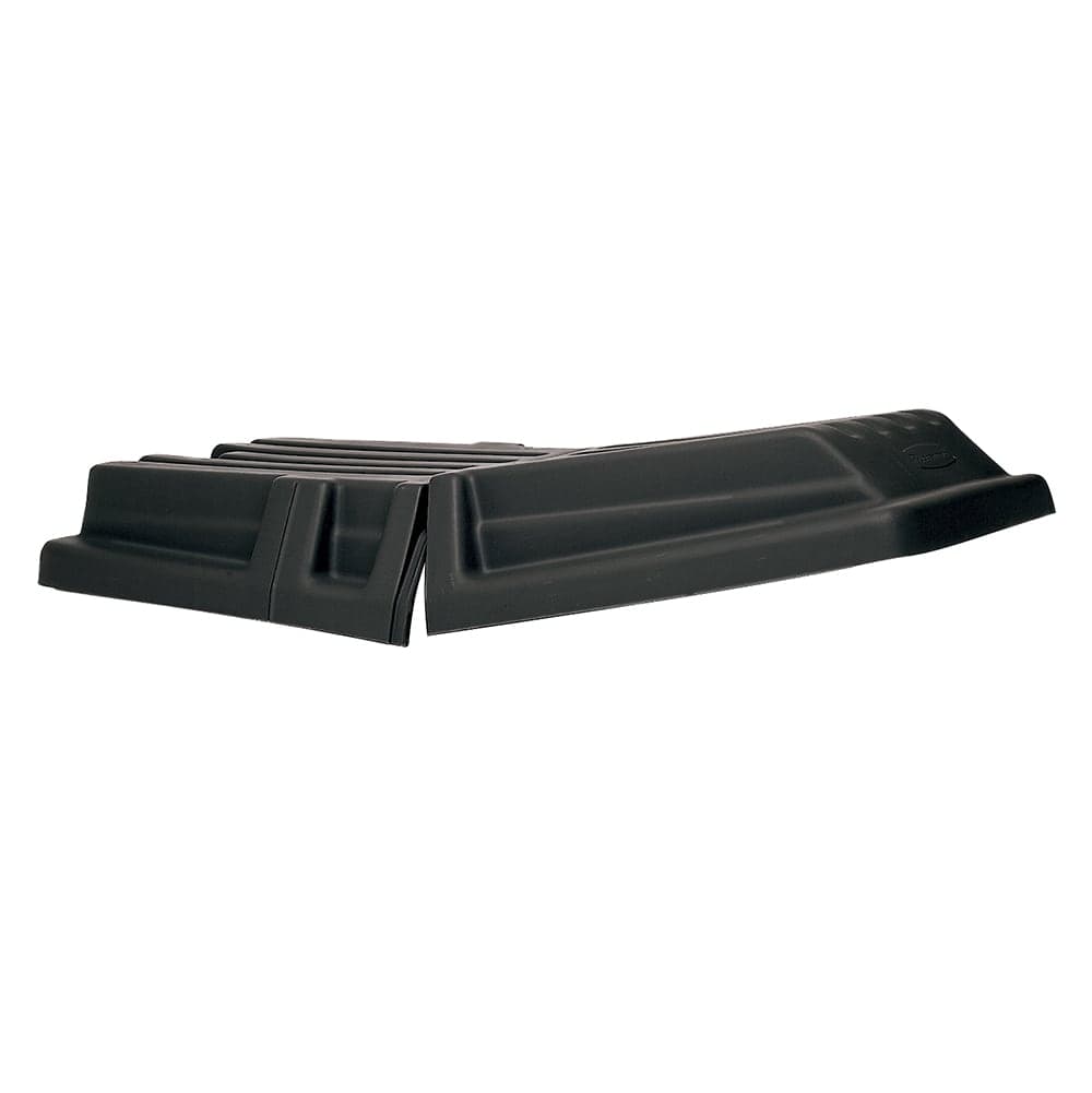 Rubbermaid FG131700BLA Rectangle Dome Tilt Truck Lid - Plastic, Black