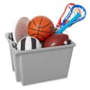 Rubbermaid FG172200GRAY Palletote® Bus Box - 19 1/2" x 15 1/2" x 13", Gray thumbnail 2