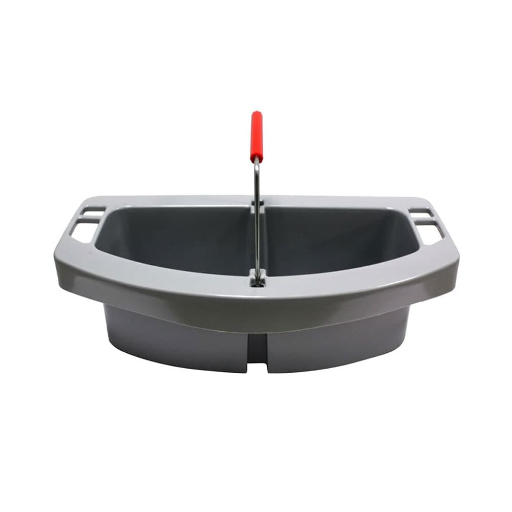 Rubbermaid FG264900GRAY Bus Box - 16" x 9" x 5", Gray