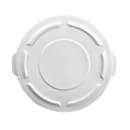 Rubbermaid FG265400WHT Round Flat Top Trash Can Lid - Plastic, White thumbnail 3